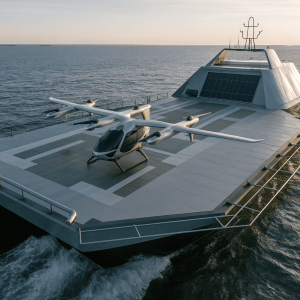 AutoFlight invente le vertiport flottant